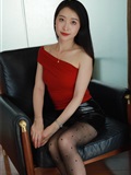 IESS异思趣向  2025.05.21 丝享家 2059 小婕《红衣皮裙》(5)